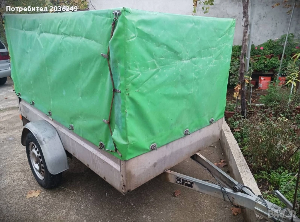 Ремарке Stema с брезент- Нов внос от Германия, снимка 1