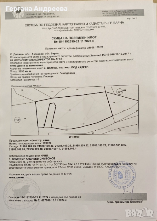 Продавам имот село Долище 23000 €, снимка 1