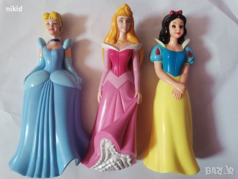 Мека гумена Cinderella Пепеляшка Снежанка Аврора принцеса голяма фигурка топер за играукраса торта, снимка 1