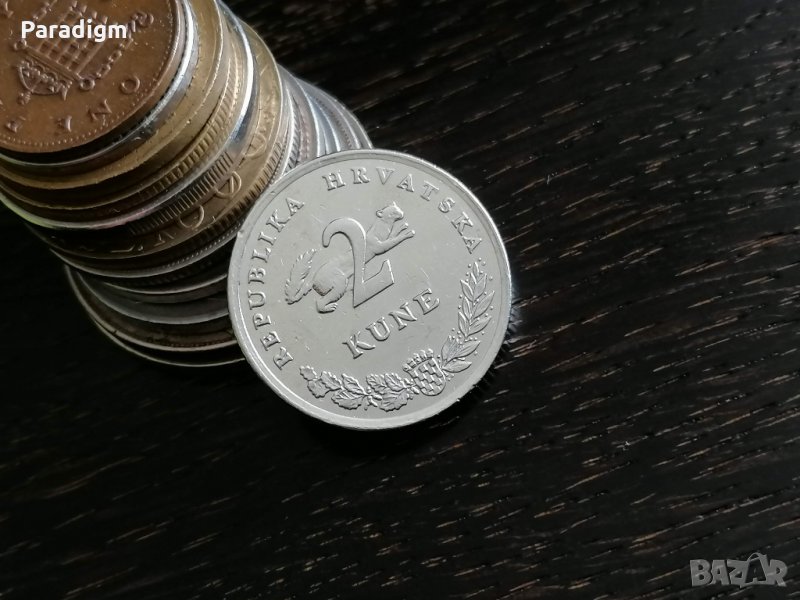 Mонета - Хърватска - 2 куни | 2011г., снимка 1