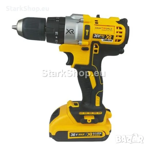 Ударен Винтоверт KRAFT 2 Батерии 36V 8AH + 111 Части, снимка 1