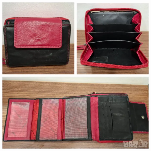 ЕСТЕСТВЕНА КОЖА Портмоне-13/9 см, снимка 1