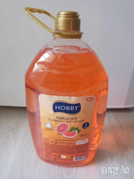 Турски течен сапун Hobby 3 л. с аромат на портокал, снимка 1