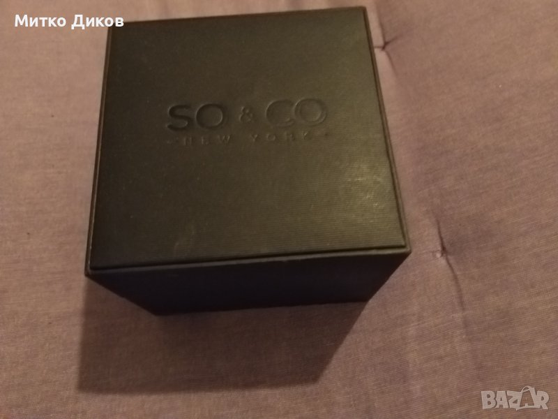 SO & CO Watches кутия за часовник марков нова с възглавничка, снимка 1