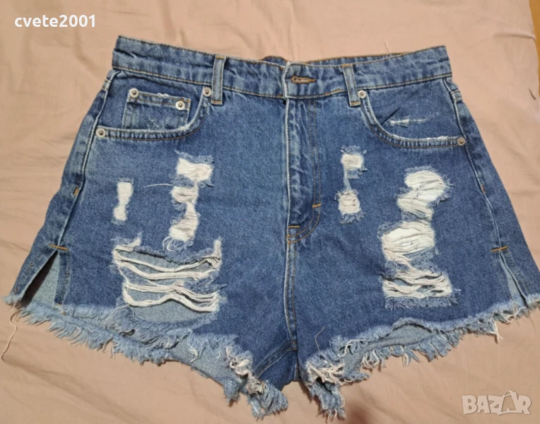 Дънкови панталонки Pull&Bear, снимка 1