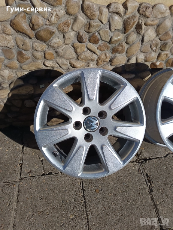 4 броя алуминиеви джанти 16 5х112 Оригинални Фолксваген, Ауди, Шкода, Сеат, снимка 1