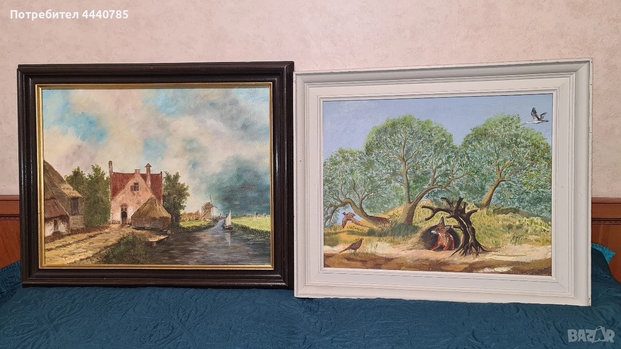 Маслени стари картини, снимка 1