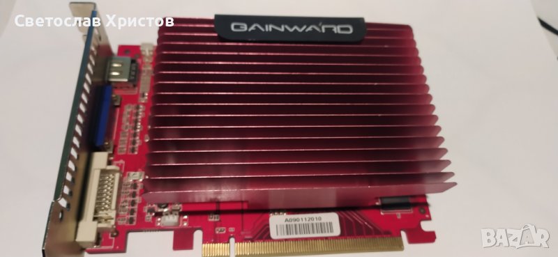 Продавам видео карта Gainward nVidia GF9500GT 1GB DDR2 128bit DVI VGA HDMI PCI-E, снимка 1