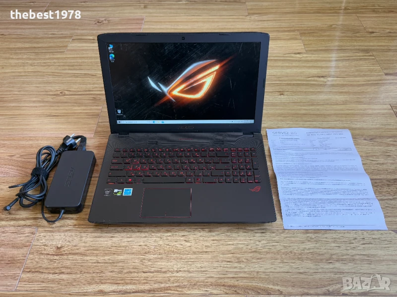Asus ROG 15`Core i7-4720HQ/GTX 950M/16GBRAM/256GB SSD/FHD IPS/Бат 4ч, снимка 1