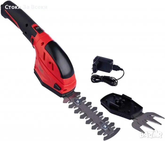 Scheppach 2 в 1 ножица за трева и храсти CGS-15-LI, снимка 1