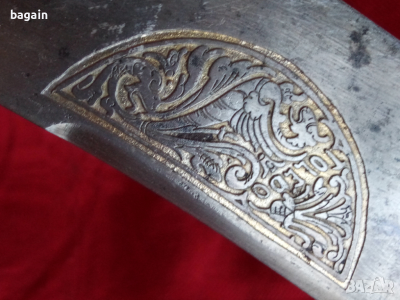 Уникален нож от толедска стомана., снимка 1