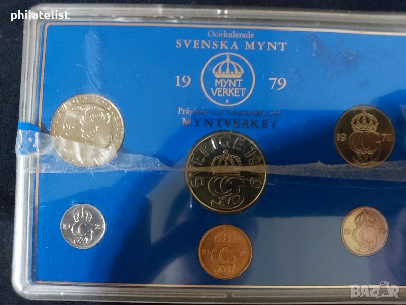 Швеция 1979 - Комплектен сет - 6 монети, снимка 1