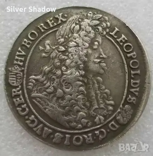 Монета Залцбург 1 Талер 1691 г Леополд I, снимка 1