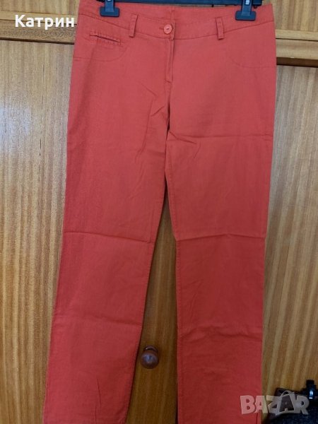 Дамски оранжев панталон, снимка 1