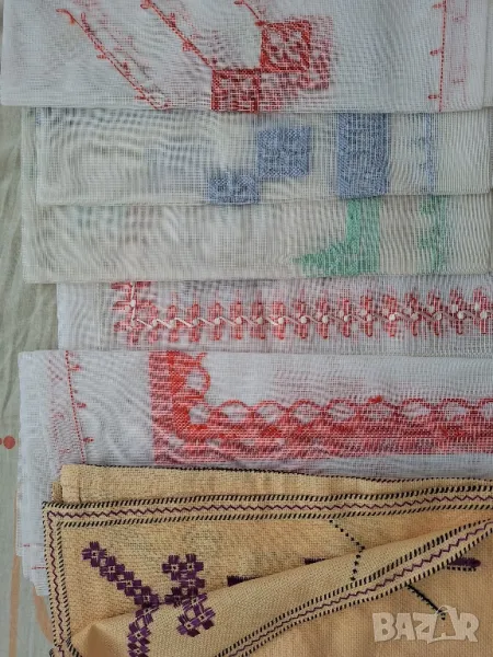 6 карета, шити на ръка общо за 10лв., снимка 1