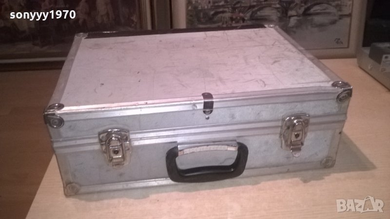 алуминиев куфар за инструменти-внос швеция-46х33х16см, снимка 1