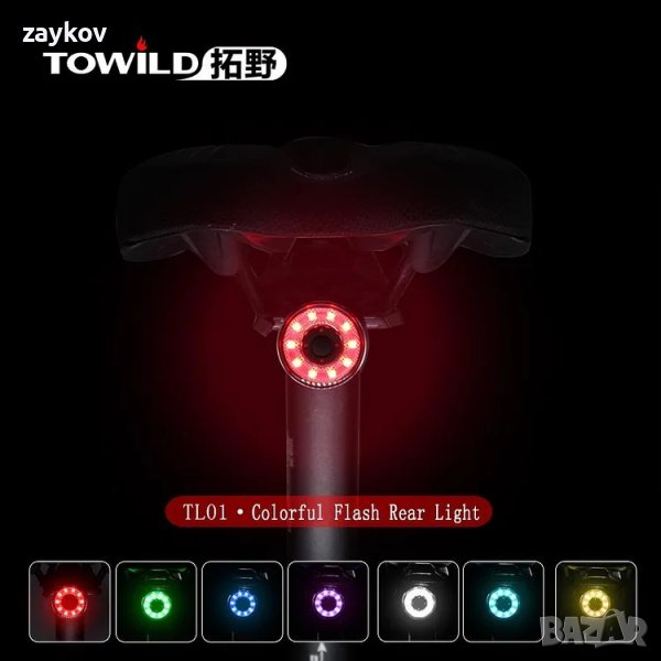 TL01 Задна светлина за велосипед, снимка 1