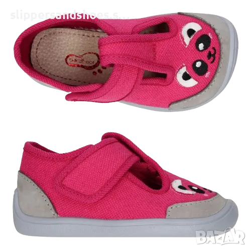 Детски пантофи "Barefoot" розова коала  , снимка 1