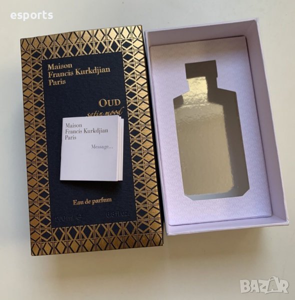 Празна кутия от парфюм MFK Maison Francis Kurkdjian Oud Satin Mood EDP Eau de parfum 200ml, снимка 1