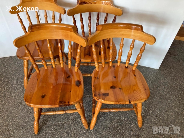 Четири трапезни стола, снимка 2 - Столове - 51735296