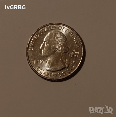 1/4 долар САЩ 2020 25 цента Marsh-Billings-Rockefeller National Historical Park Монета  