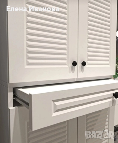 Шкаф за пералня и сушилня с рафтове , снимка 3 - Шкафове - 52377573