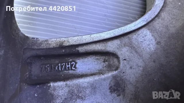 Джанти за VW Touareg 7.5jx17h2 , снимка 4 - Гуми и джанти - 49577156