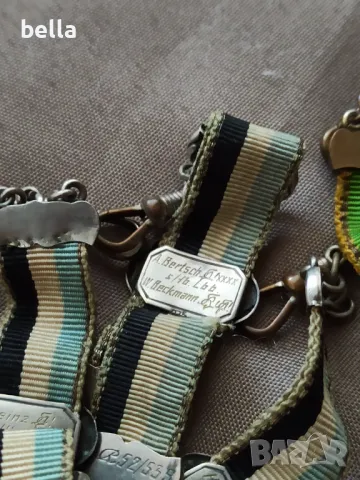 Стари водачи 5 бр. ленти със сребърни елементи от ордени за братство,членство ,за студенти или др , снимка 8 - Антикварни и старинни предмети - 50434200