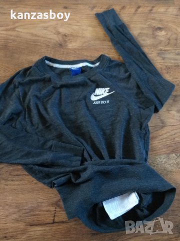 Nike Sportswear Gym - страхотна дамска блуза КАТО НОВА, снимка 6 - Блузи с дълъг ръкав и пуловери - 35560251