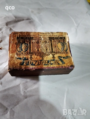 Стара кибритена кутия , снимка 3 - Антикварни и старинни предмети - 53282414