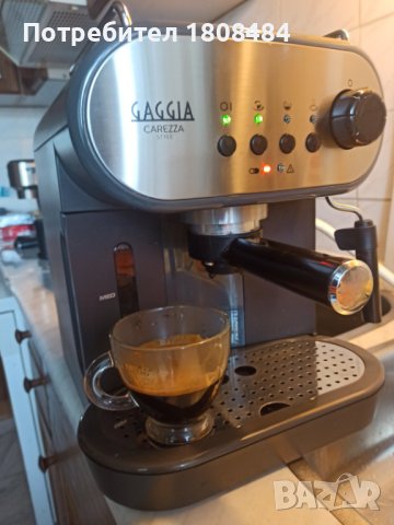 Кафемашина Гаджия Кареза с ръкохватка с крема диск, работи отлично и прави хубаво кафе с каймак , снимка 3 - Кафемашини - 40399210