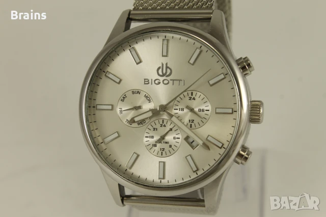 BIGOTTI MILANO Мъжки Кварцов Часовник Dual Time, снимка 3 - Мъжки - 51020074