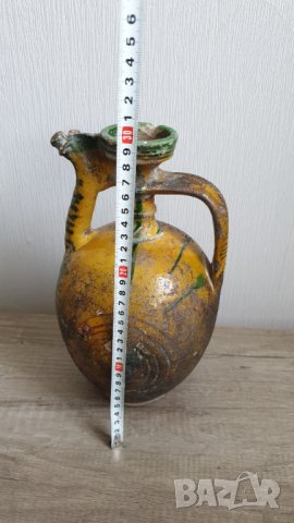 ГОЛЯМ СТАР КЕРАМИЧЕН КРОНДИР, снимка 8 - Антикварни и старинни предмети - 43526981