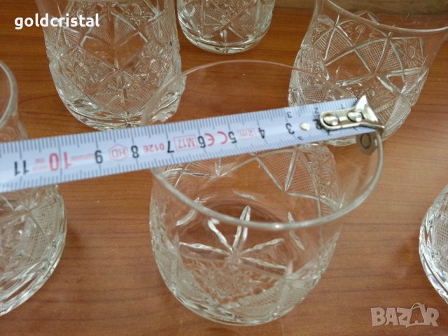 Кристални чаши , снимка 2 - Антикварни и старинни предмети - 43593537