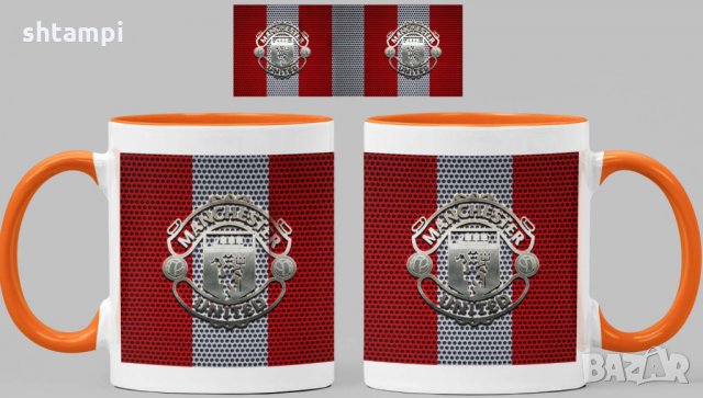 Чаша Манчестър Юнайтед Manchester United Керамична, снимка 6 - Фен артикули - 34821347