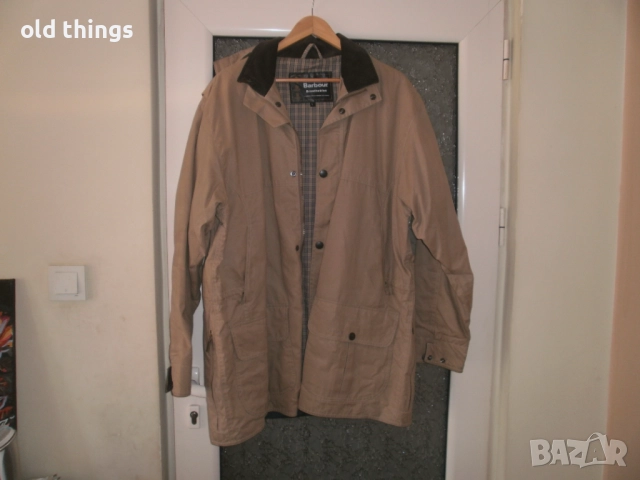 Мъжко яке BARBOUR с качулна,дълго