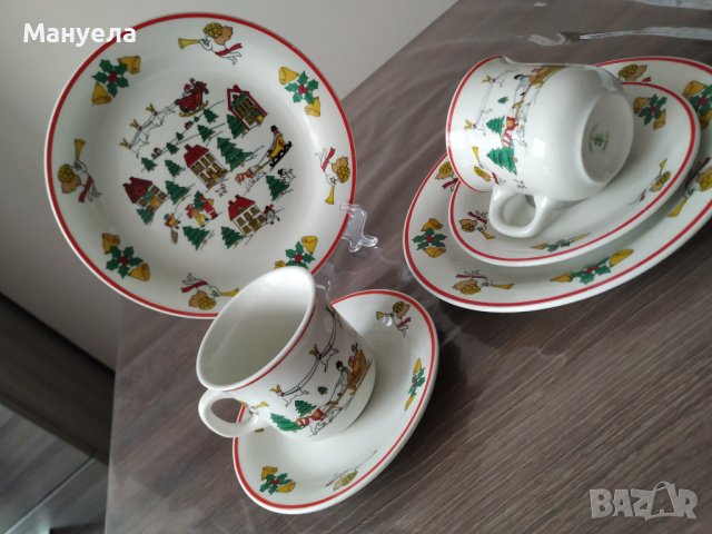 Коледен троен сет , снимка 6 - Чаши - 43239180