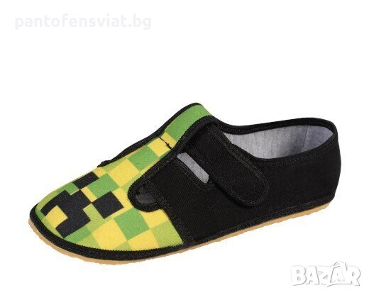 Детски пантофи "Barefoot" Minecraft черно 24/33