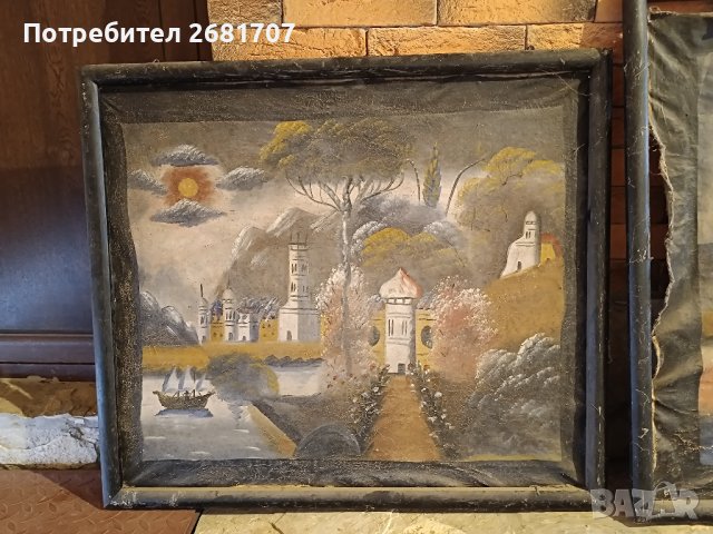 Много стари рисувани картини , снимка 3 - Картини - 44041884