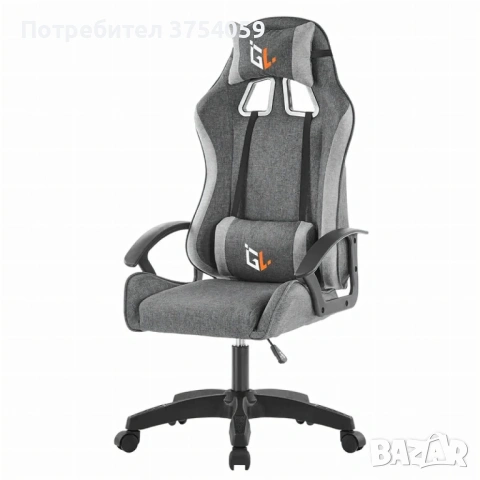 Ергономичен геймърски офис стол с лумбална и шийна опора – комфорт за игра и работа без умора, снимка 7 - Столове - 53075730