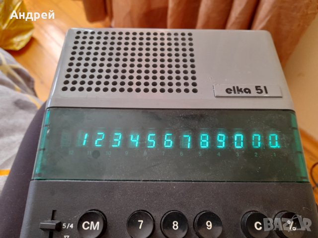 Стар калкулатор Елка,Elka 51, снимка 6 - Антикварни и старинни предмети - 38000948