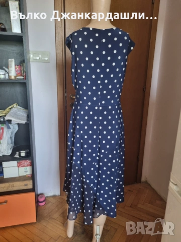 Рокля на точки Ralph Lauren, размер М, снимка 4 - Рокли - 53150712