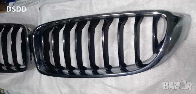 Предни решетки / бъбреци M Sport за BMW 4 F32 F33 F36 хром/черно , снимка 4 - Части - 35046790