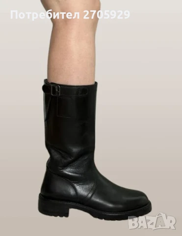 MARCCAIN ботуши от естествена кожа, номер 39, снимка 5 - Дамски ботуши - 51030093