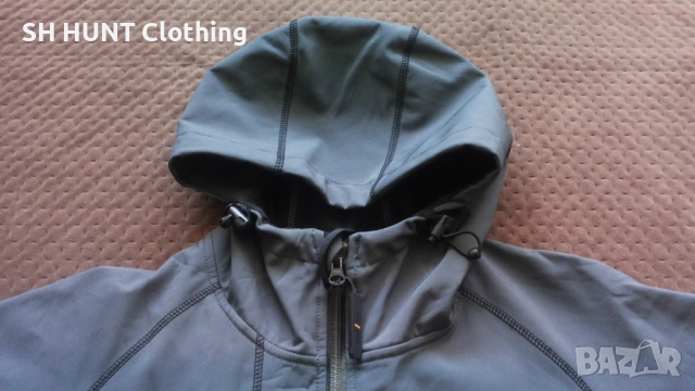 HELLY HANSEN 74006 SOFTSHELL SEVILLA GRIS Work размер М работен суичър вятърно устойчив W4-110, снимка 6 - Суичъри - 51966635
