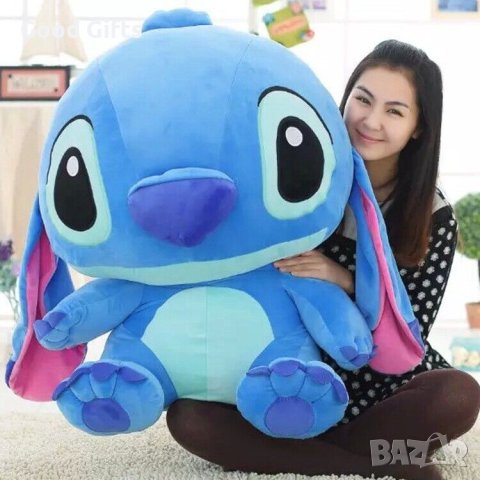 Голяма Плюшена играчка Стич 100см, снимка 3 - Плюшени играчки - 42934413