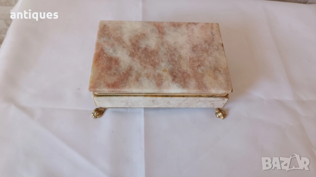 Кутия за бижута - мраморна - българско производство, снимка 2 - Антикварни и старинни предмети - 51847092