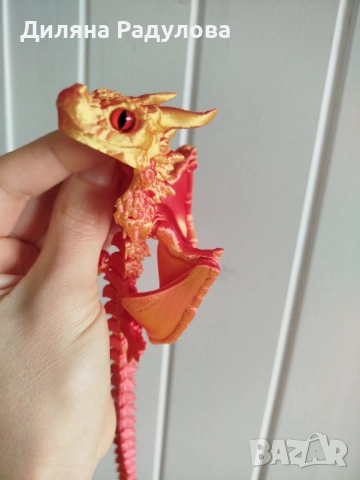 3D отпечатан дракон с крила, снимка 2 - Други стоки за дома - 53573093