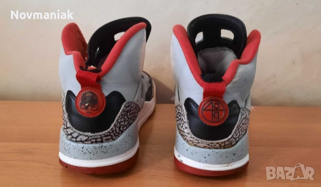 Jordan Spizike ‘Wolf Grey’, снимка 9 - Маратонки - 36474375