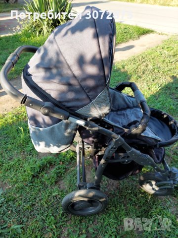 Детска количка Abdor zipp.   Детска количка с два коша, зимен и летен,помпещи гуми., снимка 2 - Детски колички - 33658906